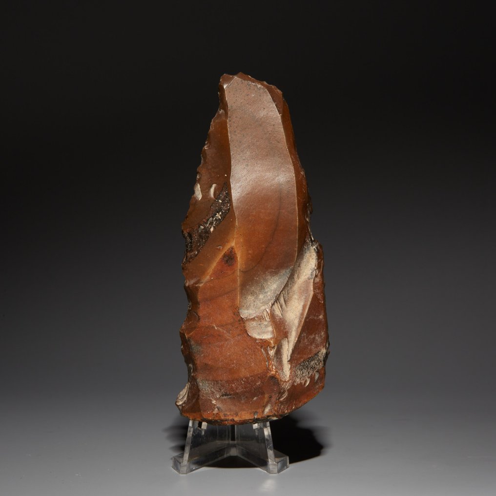 Forntida Egypten Flinta Handyxa - kniv. 9,8 cm H. Neolitikum P. - Företrädare för dynastierna, 6000–3500 f.Kr.  (Utan reservationspris) #1.0
