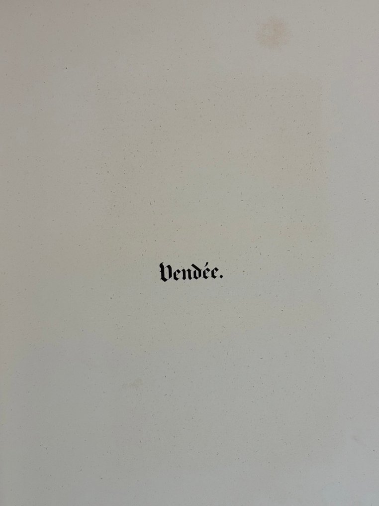 Baron de Wismes - Album de 40 lithos la Vendée, la Loire-Inférieure ; le Maine-et-Loire; & les Deux-Sèvres. " - 1860 #3.1