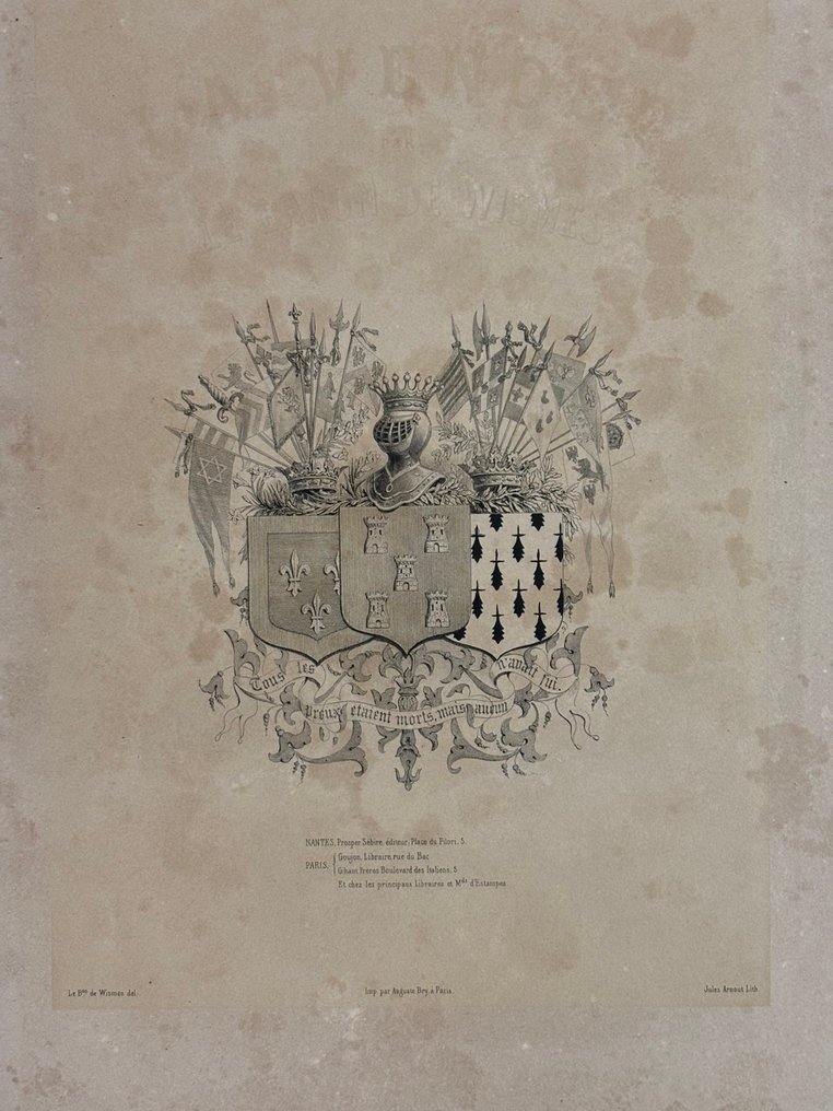 Baron de Wismes - Album de 40 lithos la Vendée, la Loire-Inférieure ; le Maine-et-Loire; & les Deux-Sèvres. " - 1860 #3.2