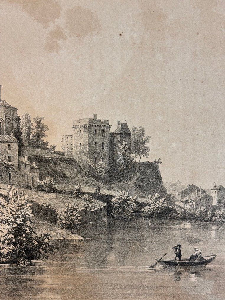 Baron de Wismes - Album de 40 lithos la Vendée, la Loire-Inférieure ; le Maine-et-Loire; & les Deux-Sèvres. " - 1860 #1.1