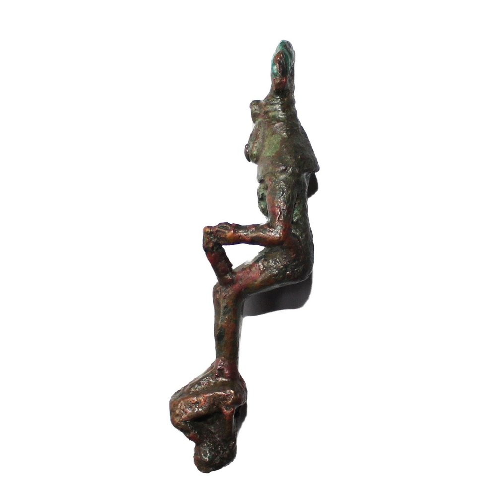 Starożytny Egipt, późny okres Brązowy ISIS - Statuetka - 76 mm #2.1