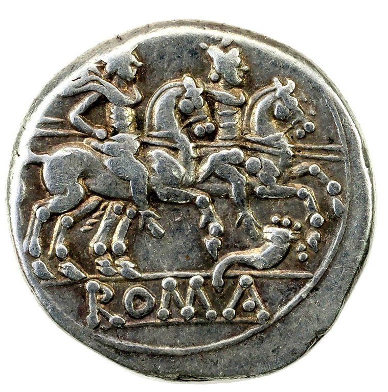 Repubblica romana. Anonyme. Denarius 207 B.C. #1.2