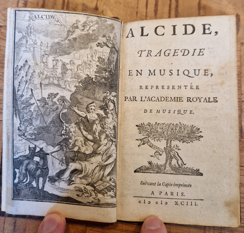 de Campistron & Lully & Marais / Duché de Vancy - 1693 - Alcide, Tragedie en Musique / Téagène et Cariclée [Théâtre Baroque] - 1693 #1.0