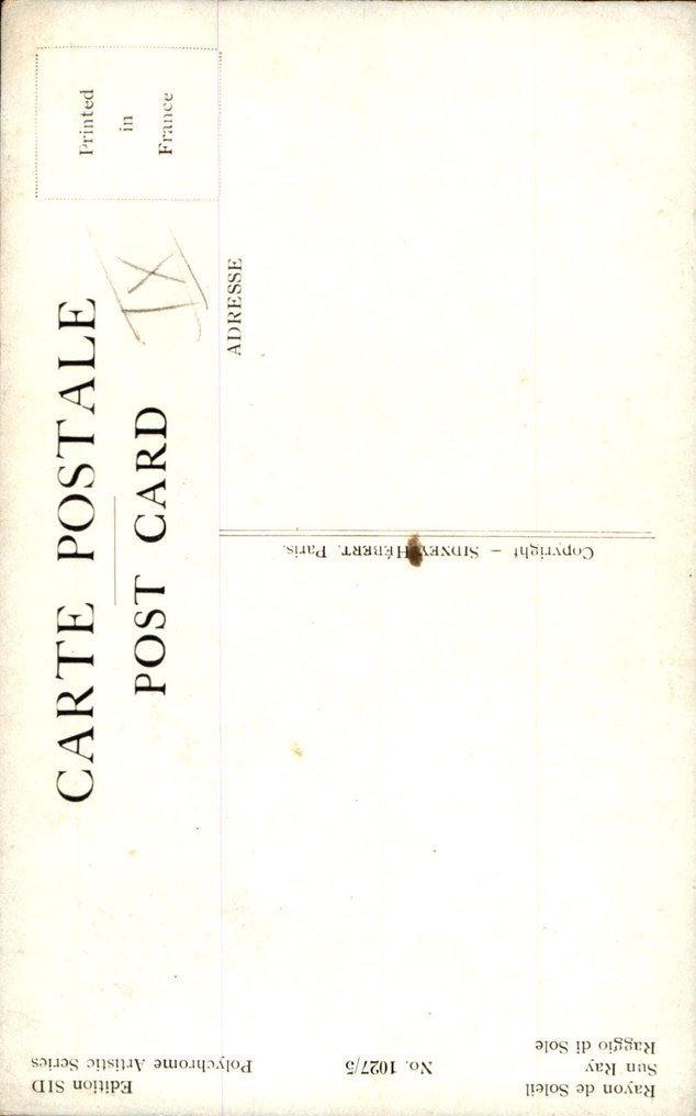 fantázia, Nő / Hölgy / Lány - Kalap - Glamour - Képeslap (103) - 1900-1950 #1.2