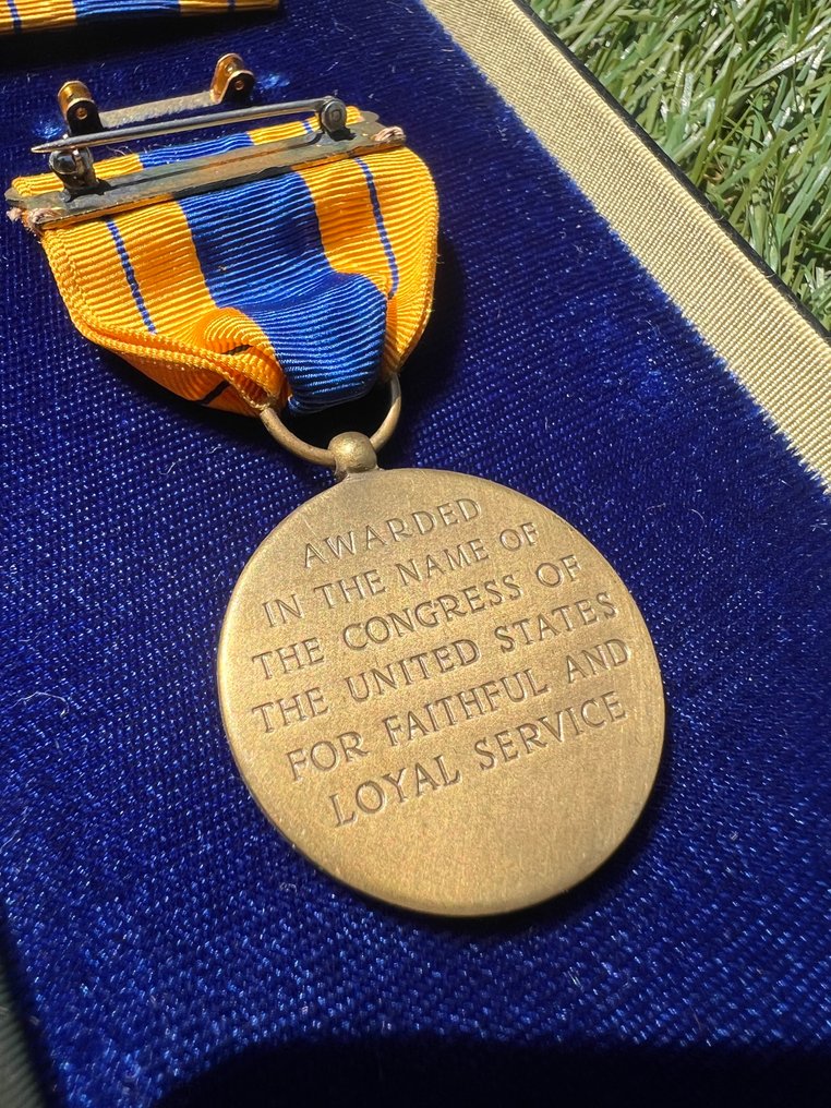 美国 - 奖章 - US WW2 Selective Service Medal in original box - Military Draft Achievements - awarded by congress - 1945 #3.2